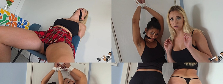 Calisa and Missy Strung Up